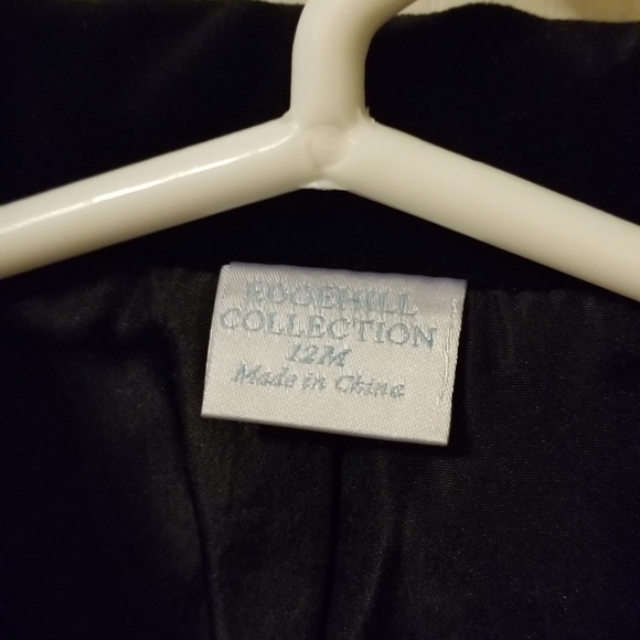 Sued black toddler suit jacket - Picture 3 of 3